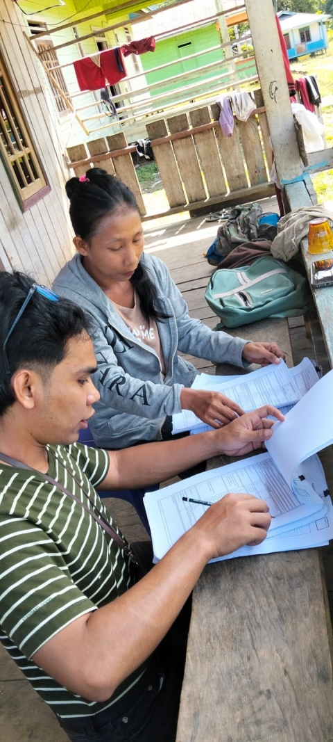 Crosschack Data Individu Bersama tim Kerja Sosial