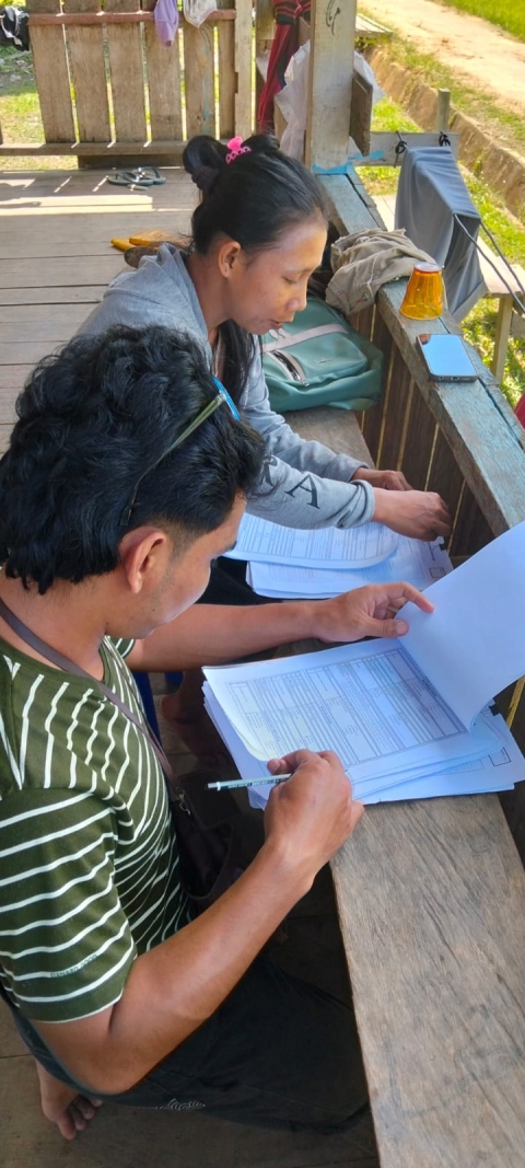 Crosschack Data Individu Bersama tim Kerja Sosial